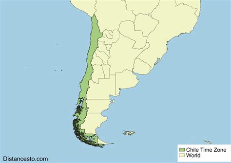 chile time zone map